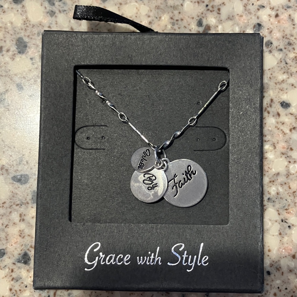 Silver Faith Necklace